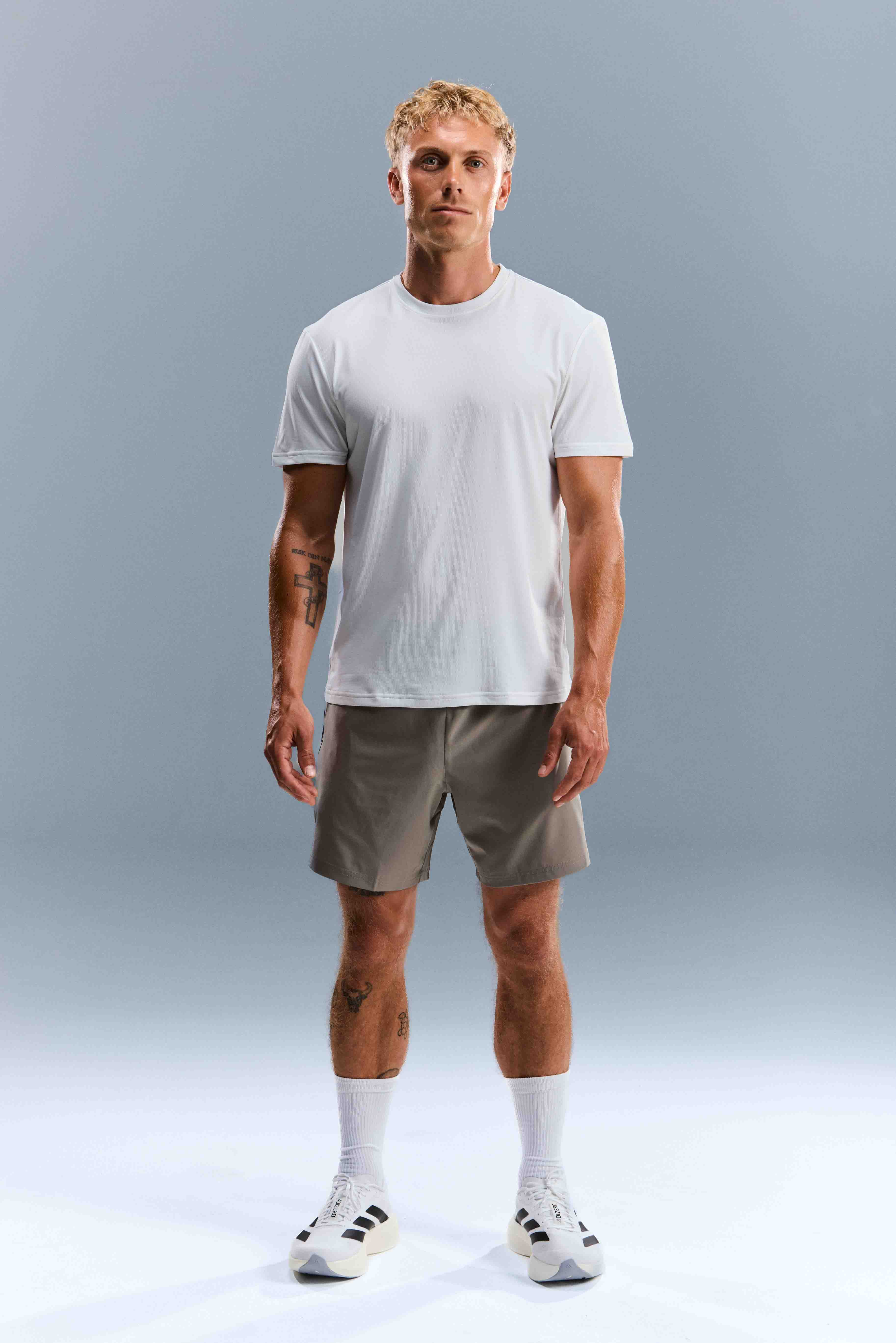 MEN'S MOTION TEE - SALTED WHITE