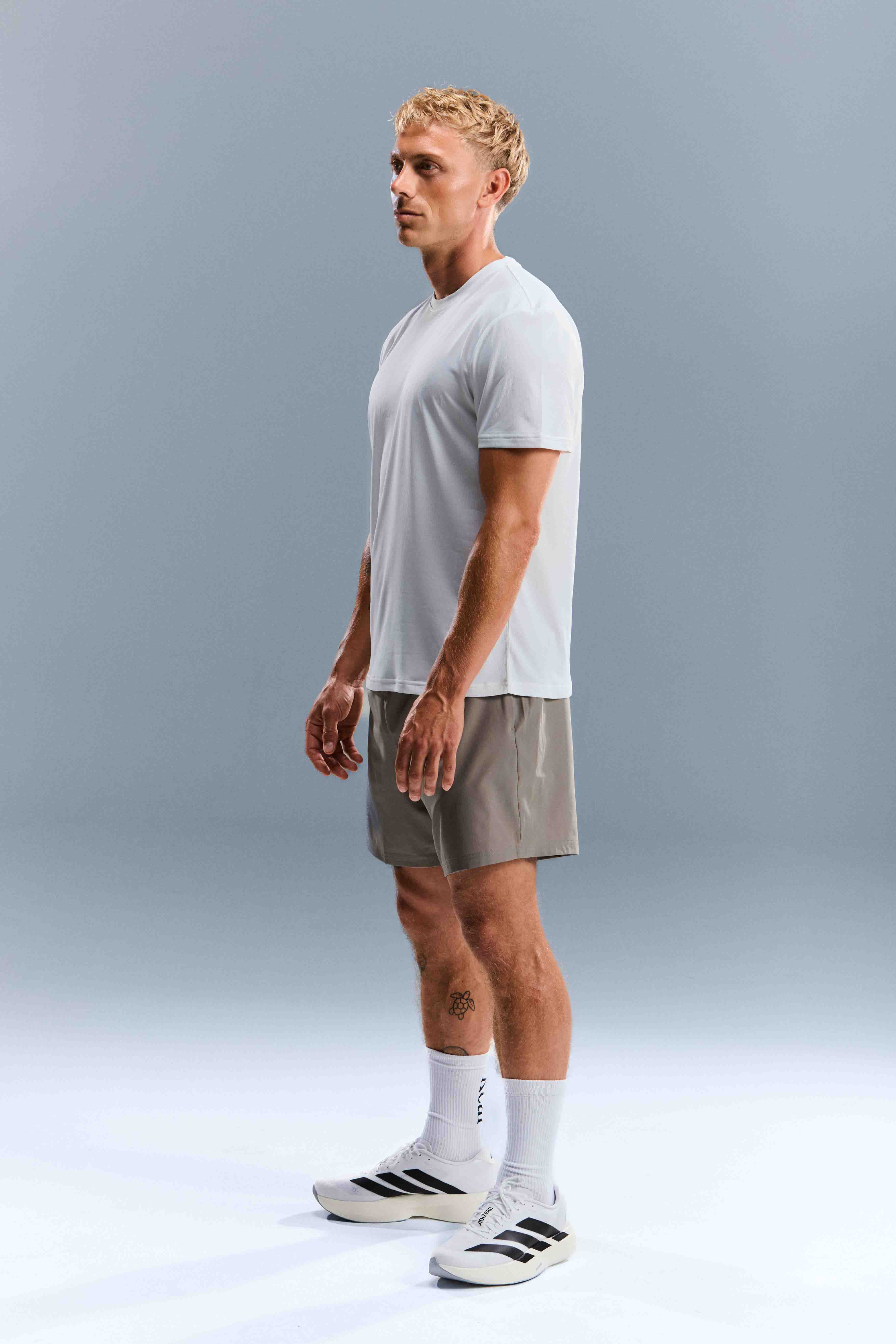 MEN'S MOTION TEE - SALTED WHITE