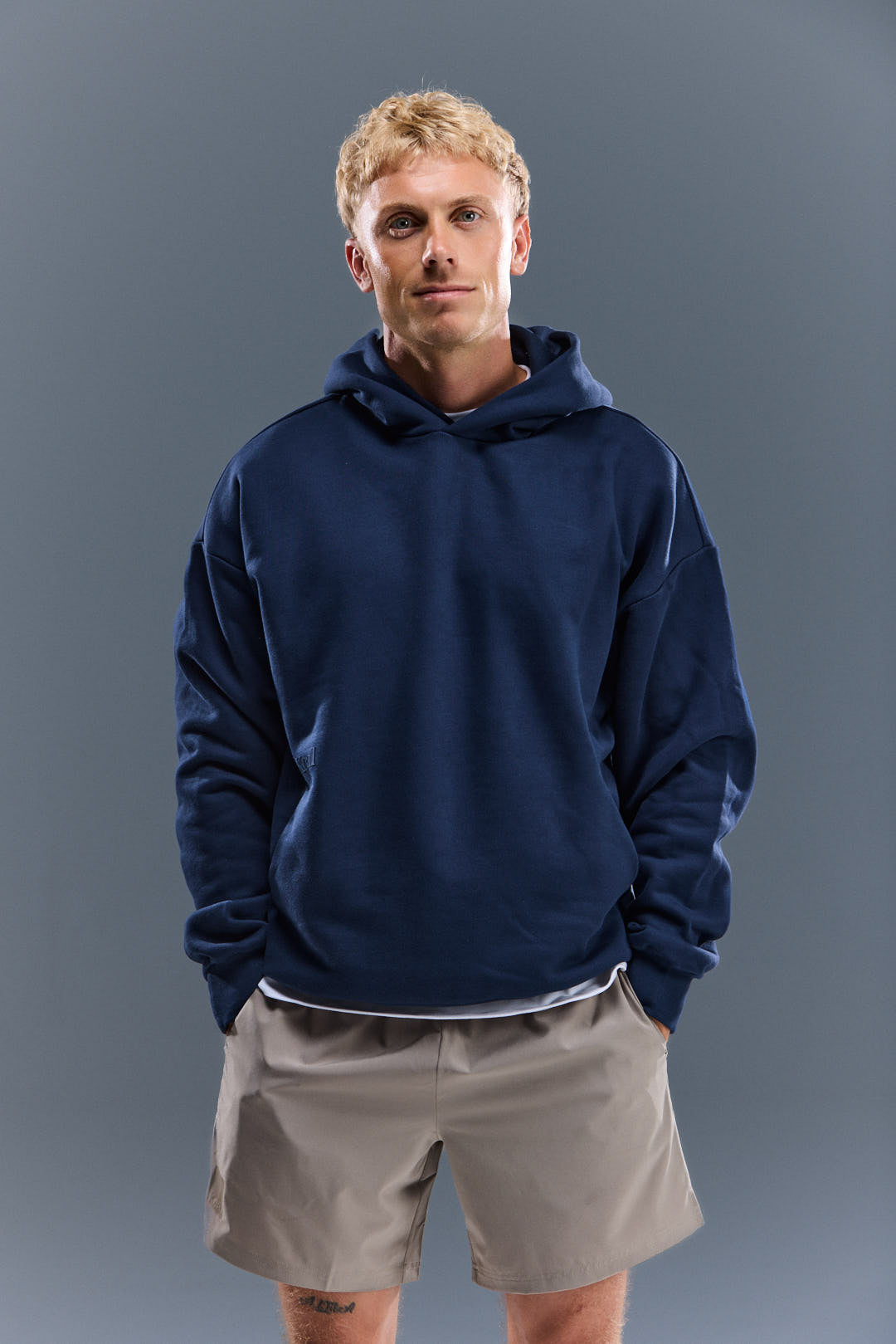 MEN'S RESET HOODIE - TOASTED NAVY