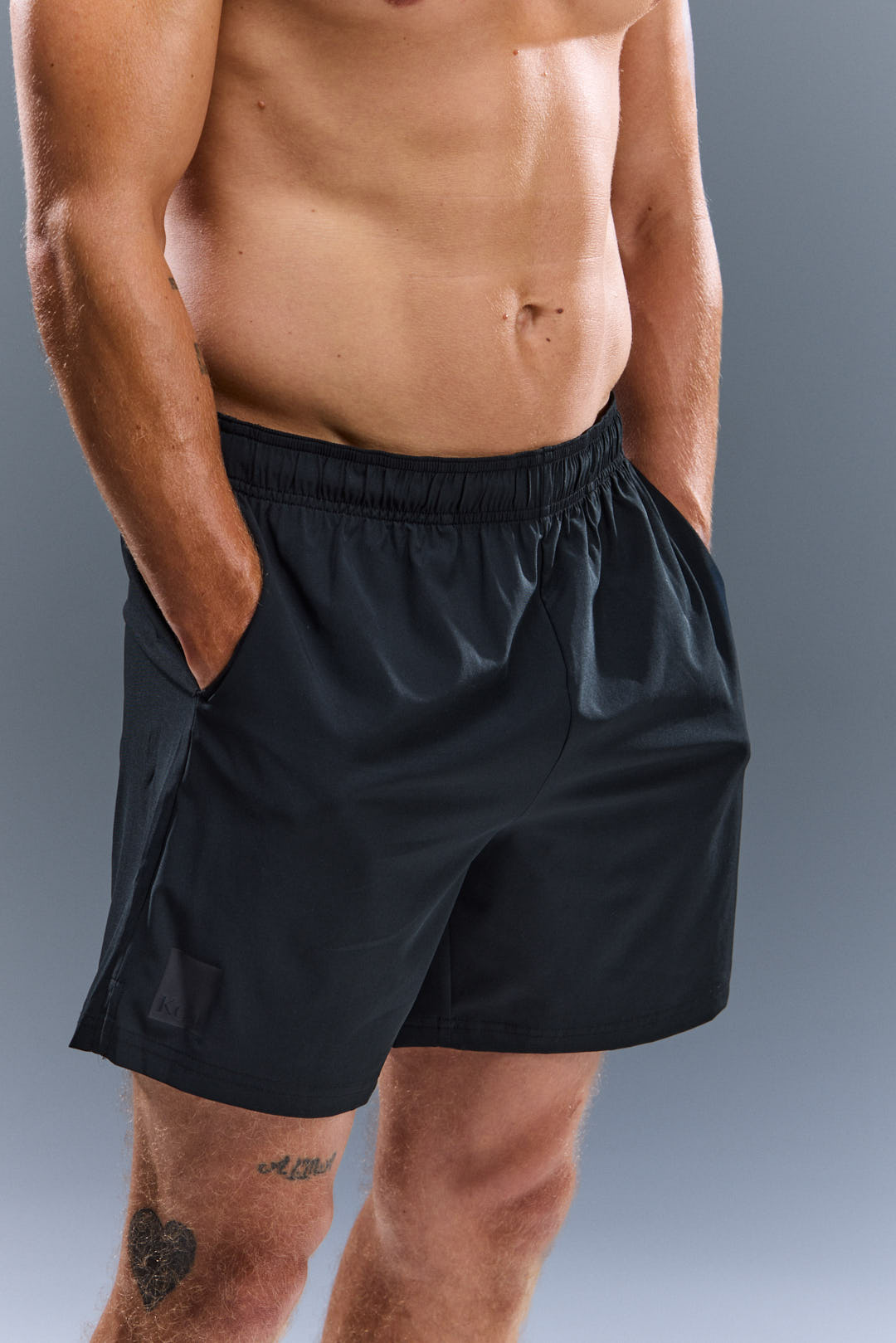 MEN'S MOTION SHORTS - BURNT BLACK