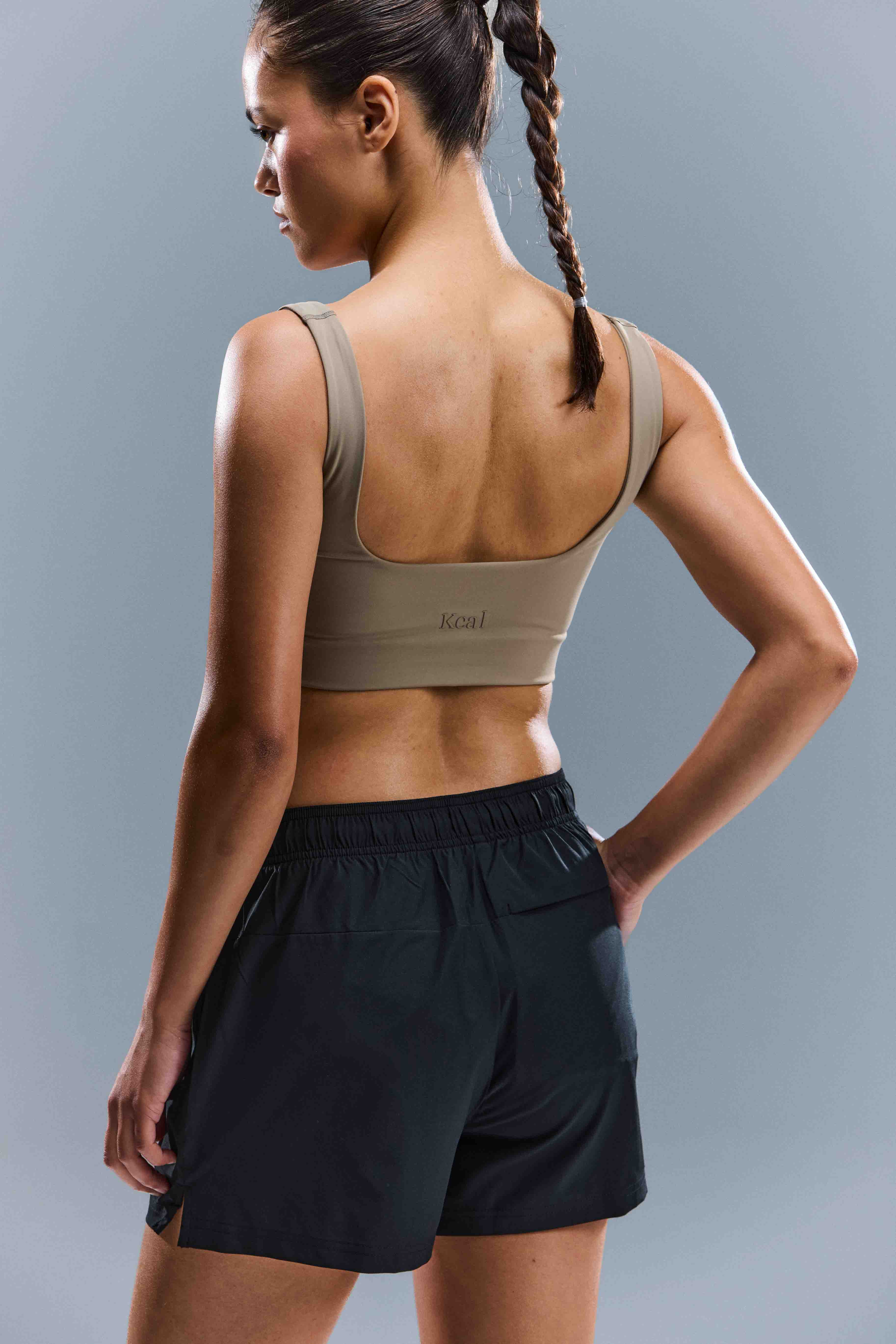 WOMEN'S MOTION SHORTS - BURNT BLACK