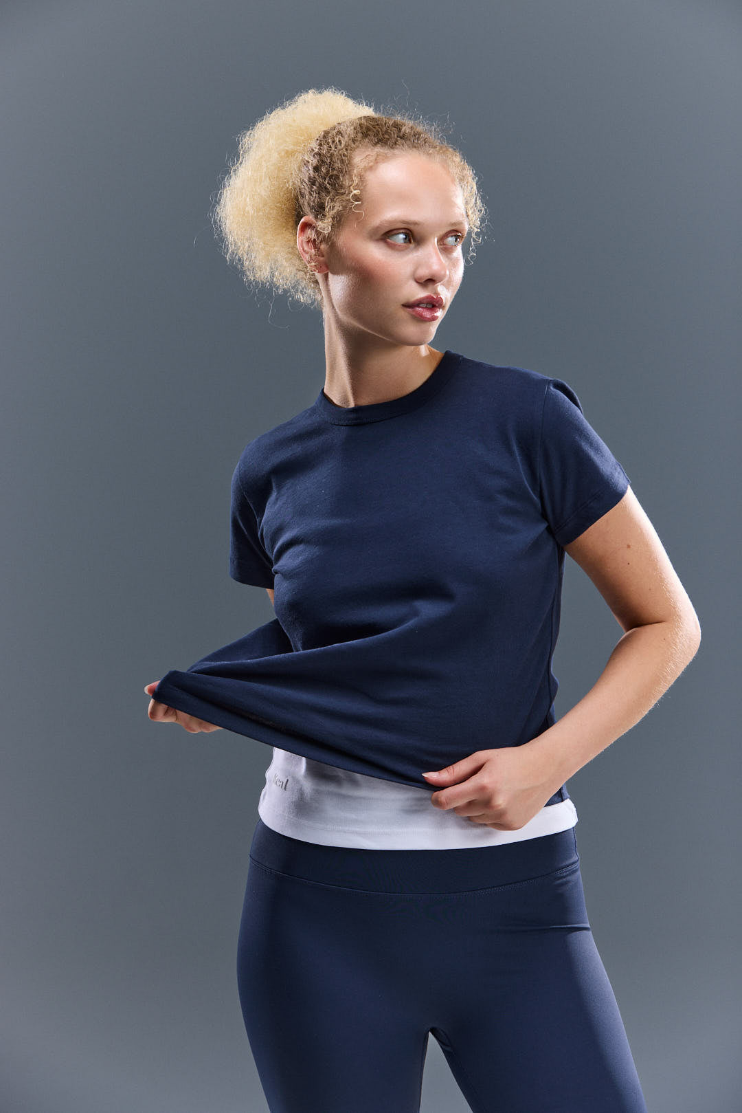 WOMEN'S RESET TEE - TOASTED NAVY