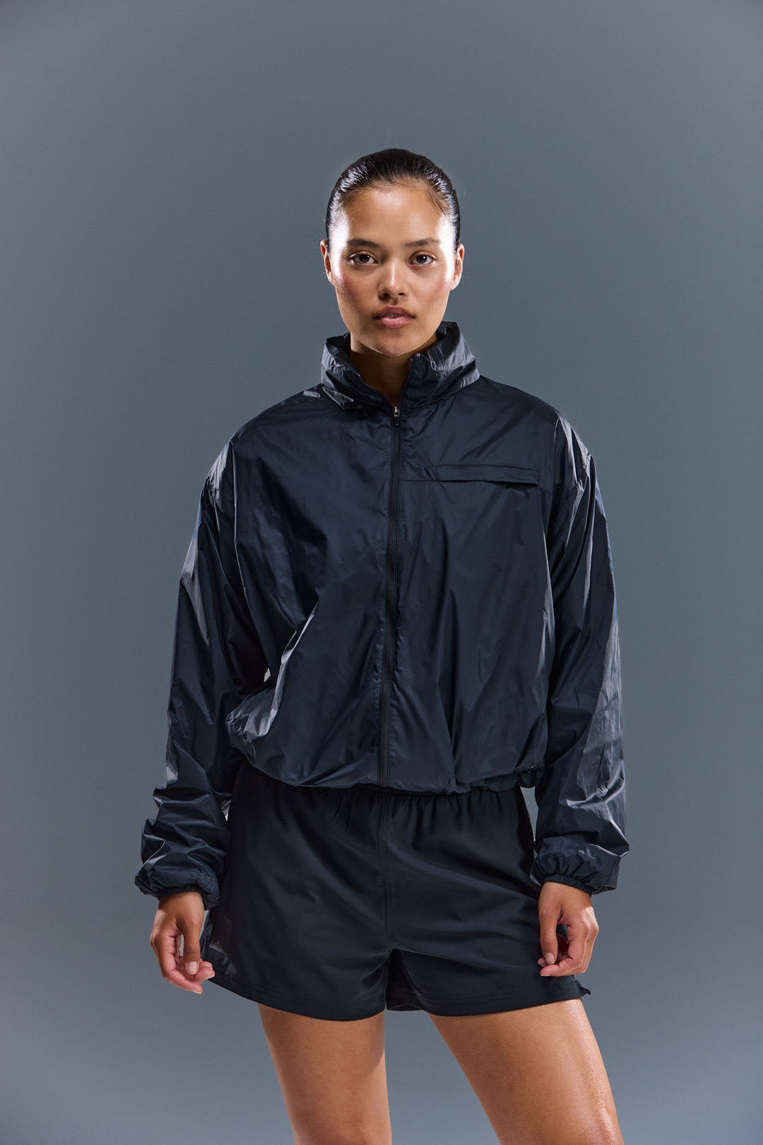 WOMEN'S MOTION JACKET - BURNT BLACK
