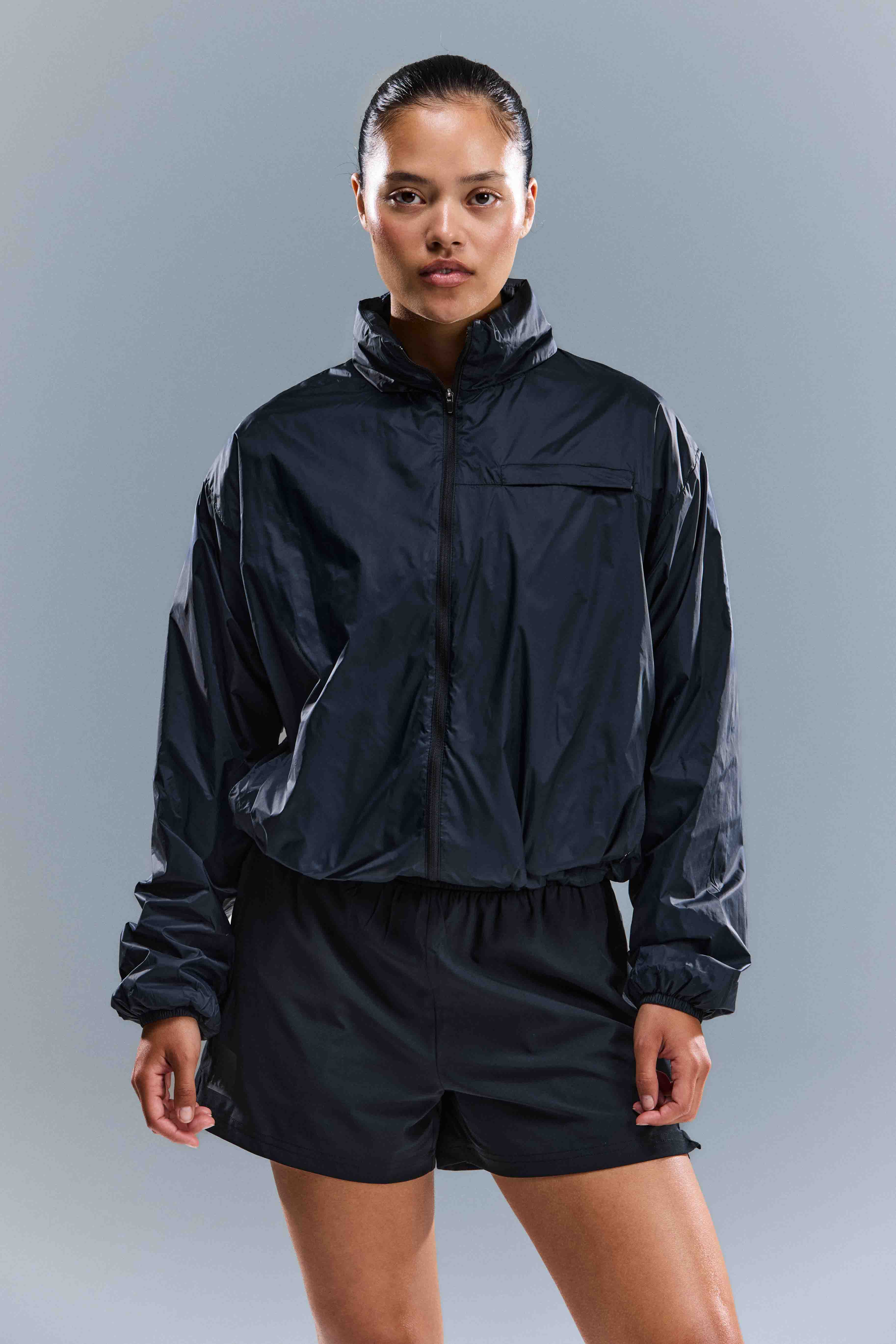 WOMEN'S MOTION JACKET - BURNT BLACK
