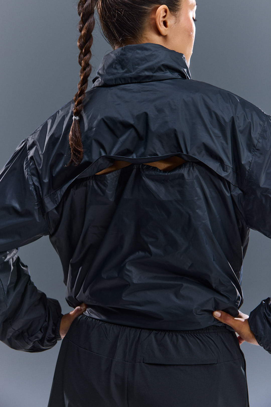 WOMEN'S MOTION JACKET - BURNT BLACK