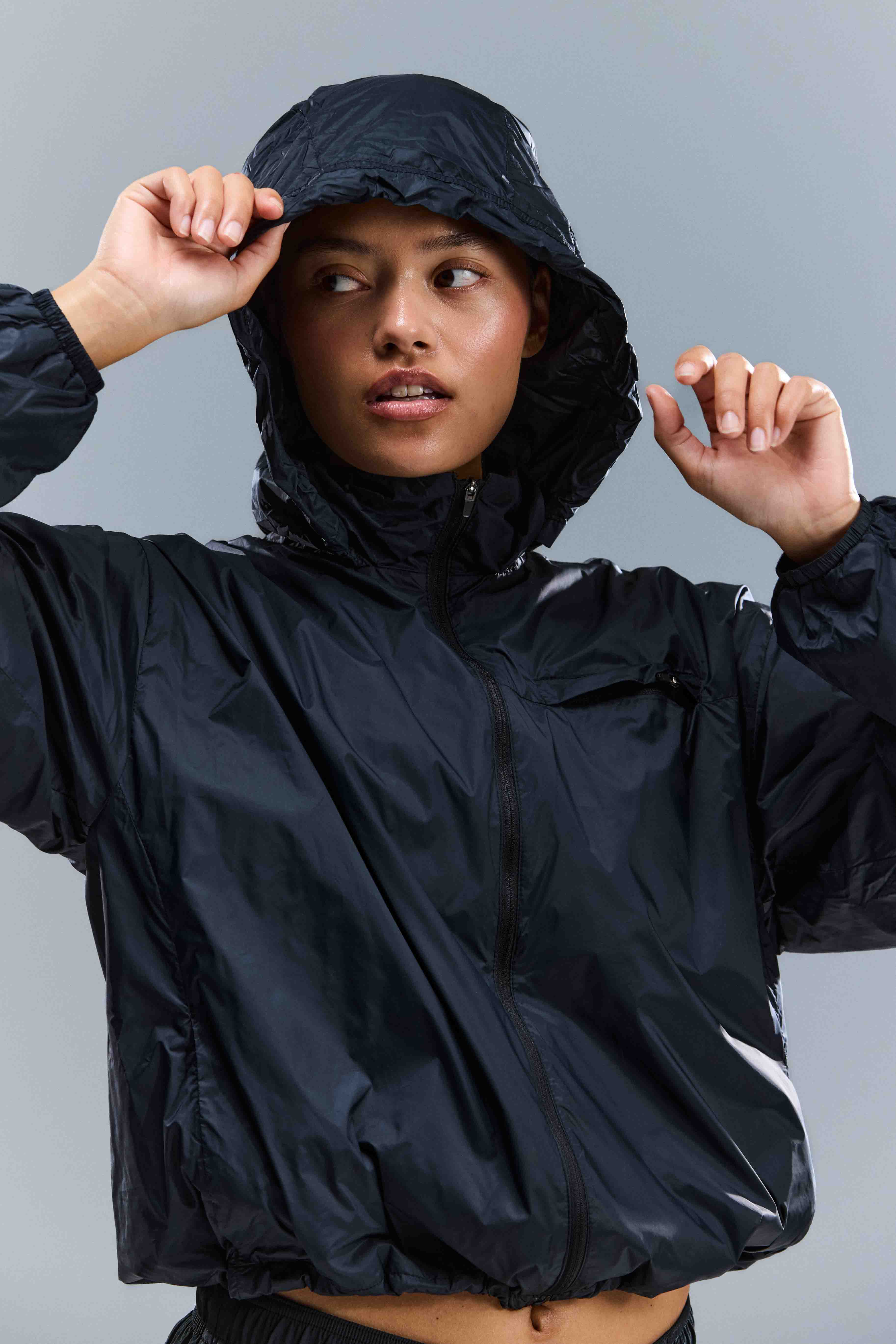WOMEN'S MOTION JACKET - BURNT BLACK