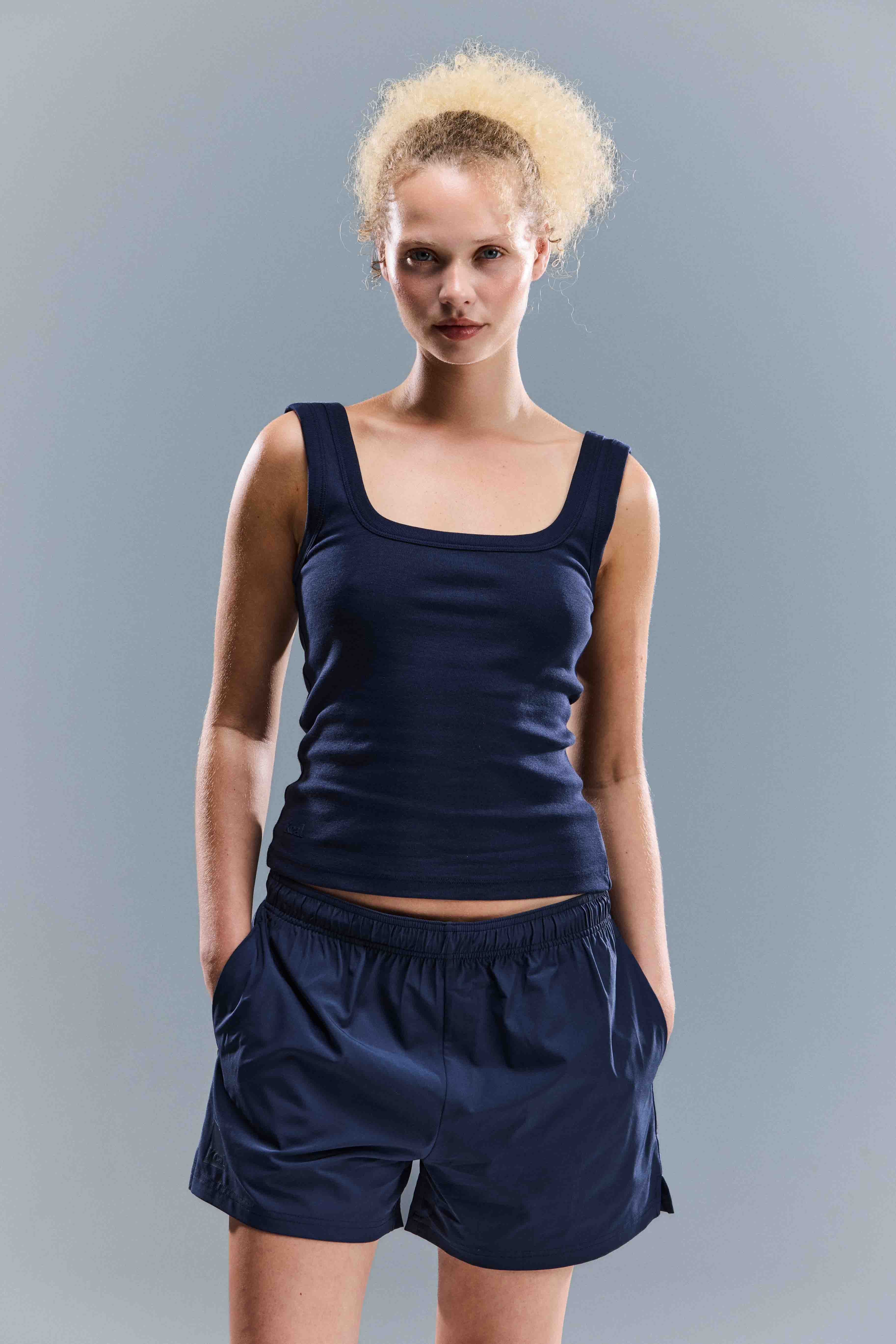 WOMEN'S RESET TANK - TOASTED NAVY