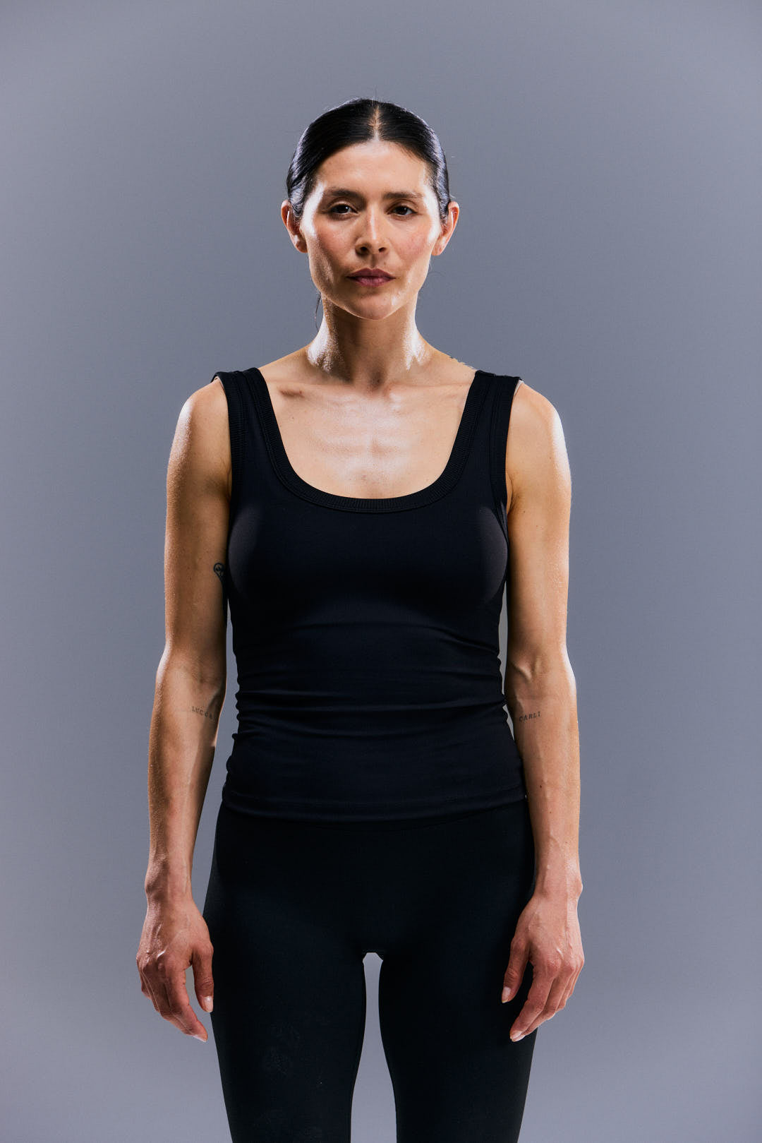 WOMEN'S CORE TANK - BURNT BLACK
