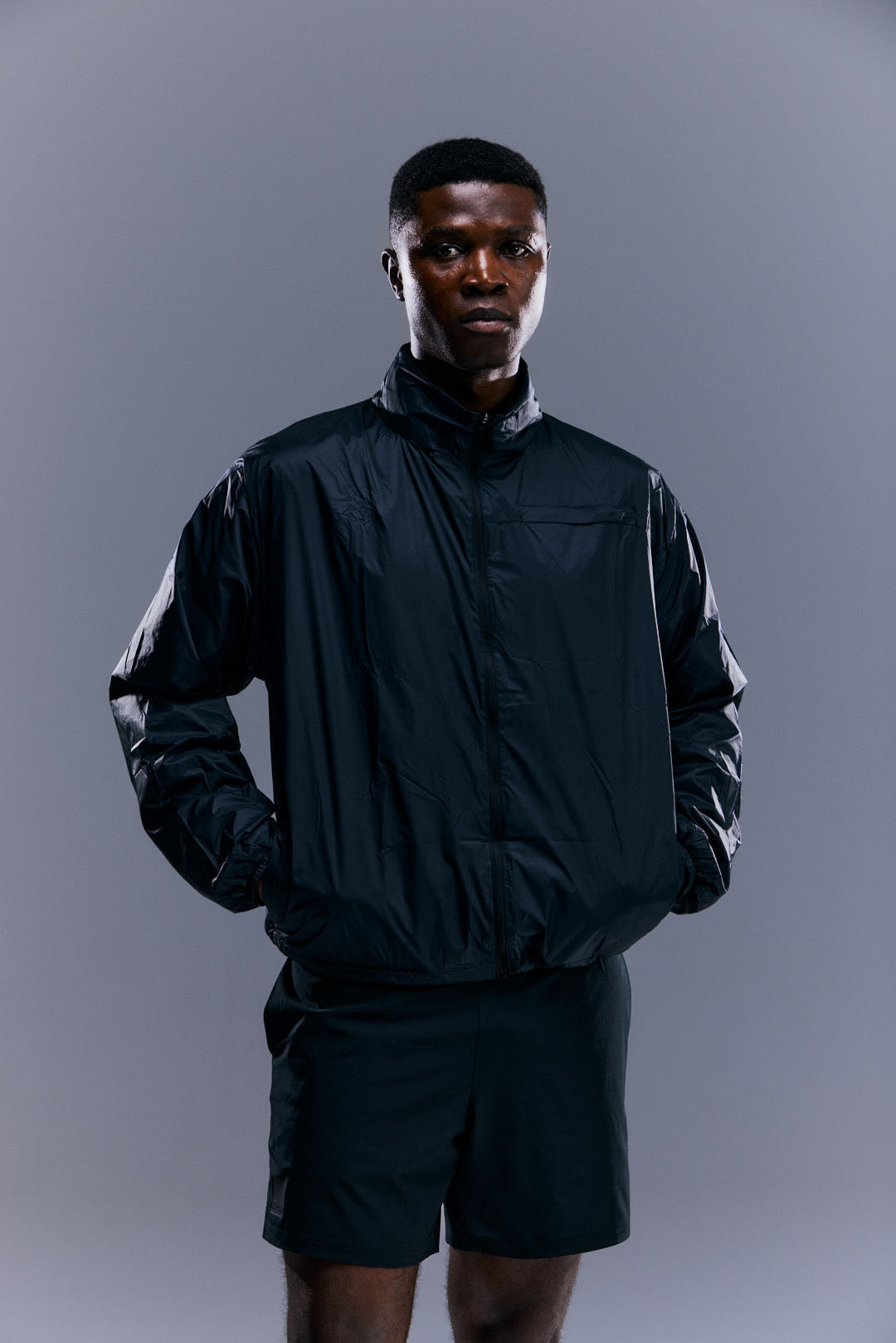 MEN'S MOTION JACKET - BURNT BLACK