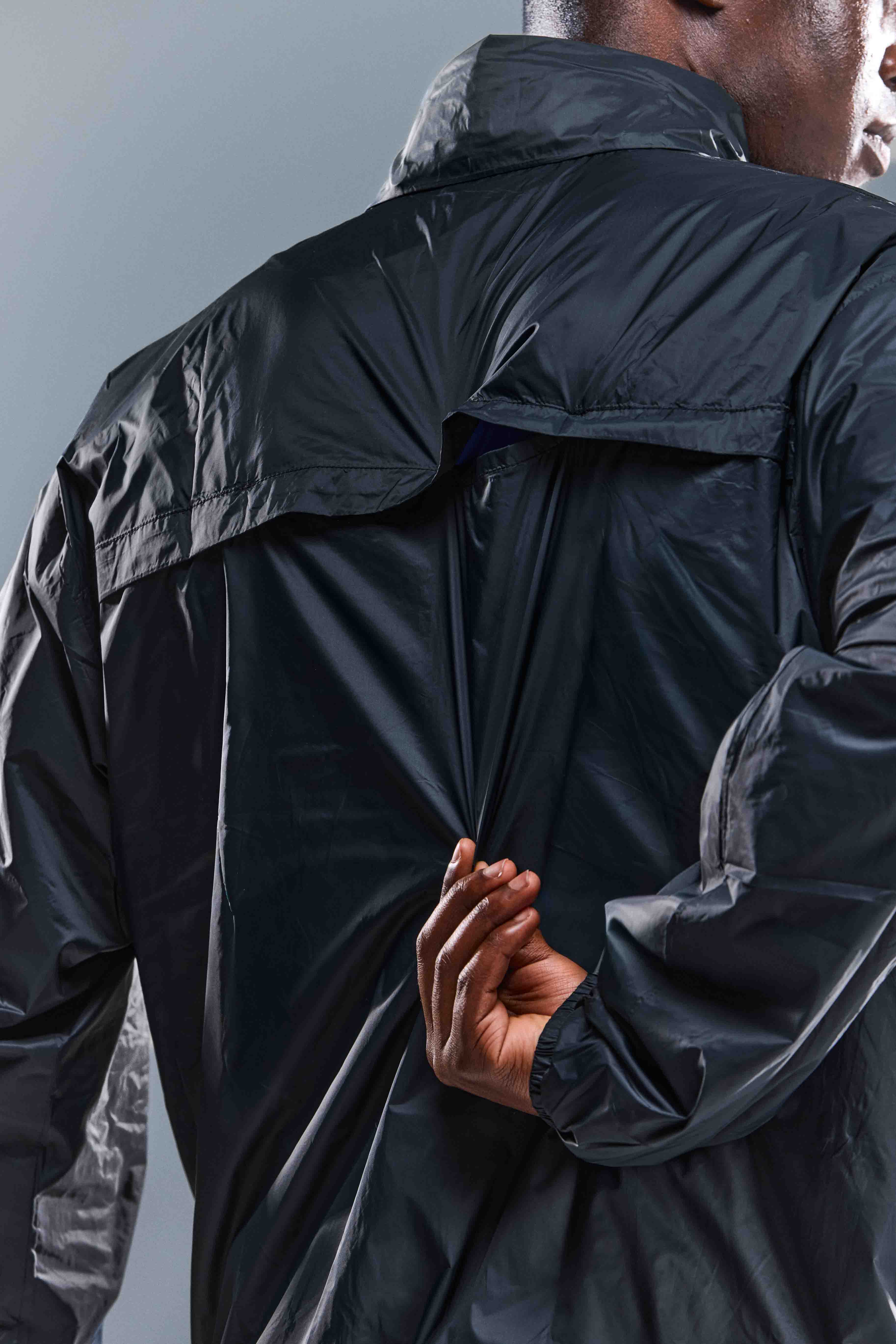 MEN'S MOTION JACKET - BURNT BLACK