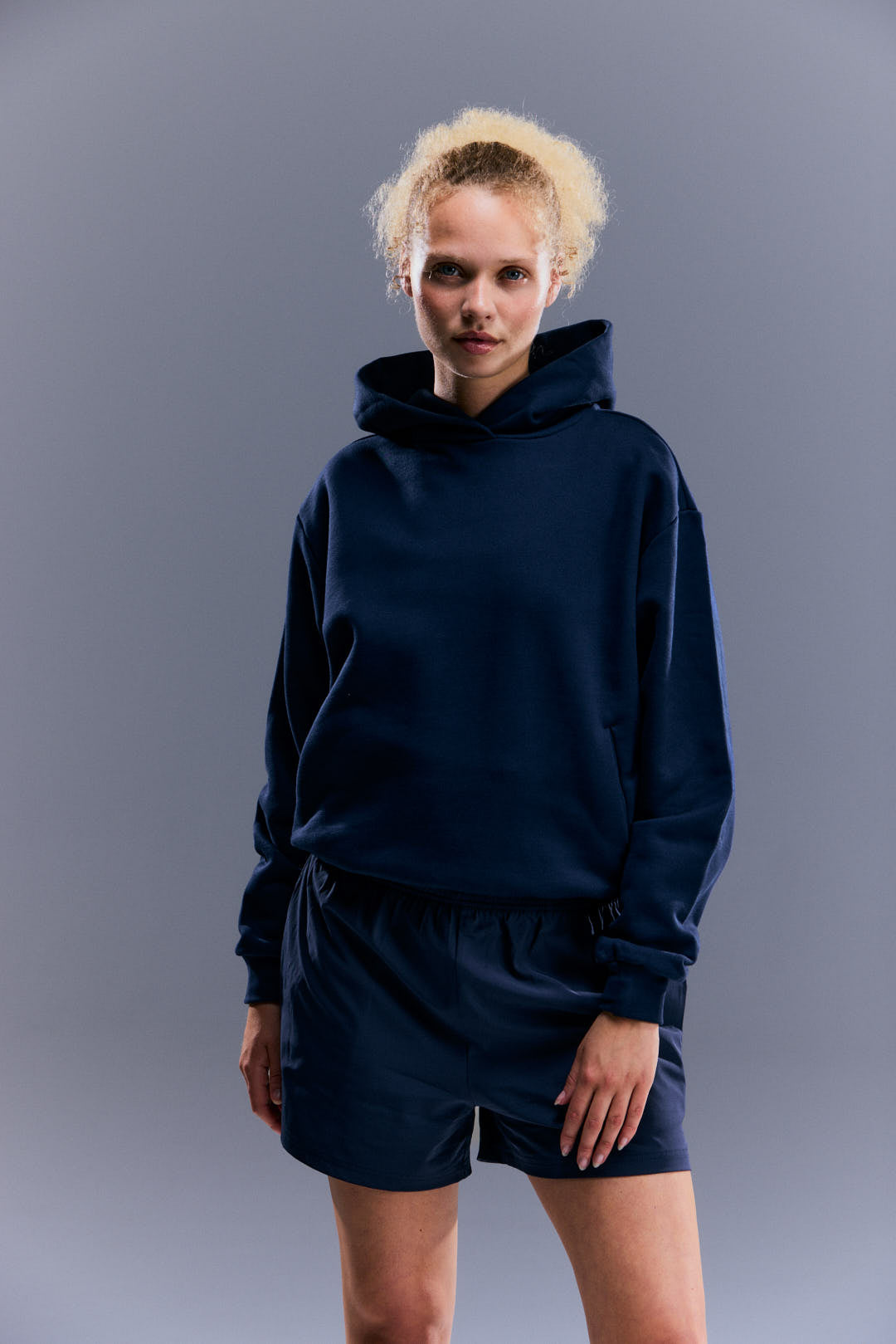 WOMEN'S RESET HOODIE - TOASTED NAVY