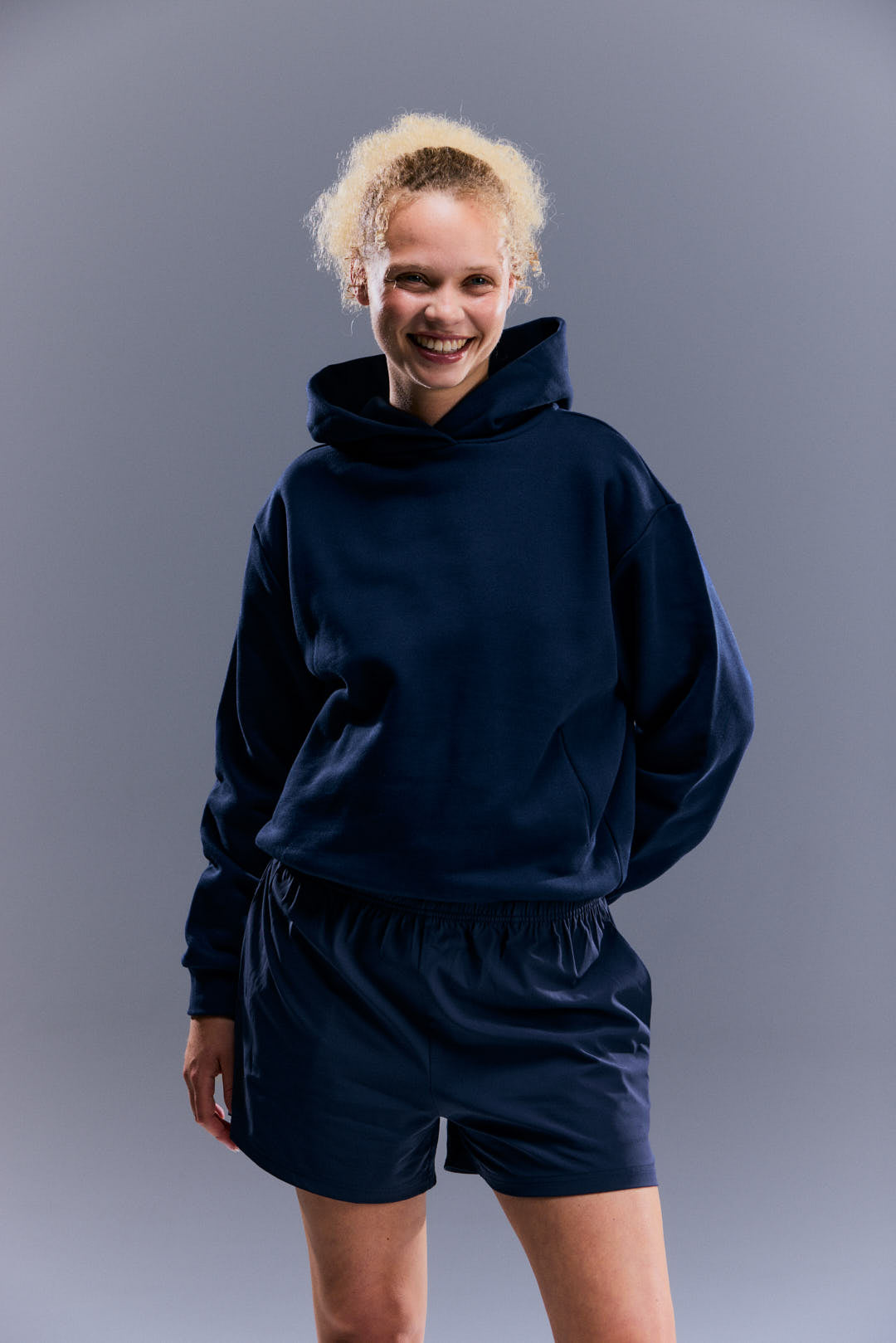 WOMEN'S RESET HOODIE - TOASTED NAVY