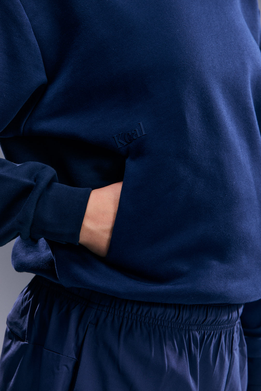 WOMEN'S RESET HOODIE - TOASTED NAVY