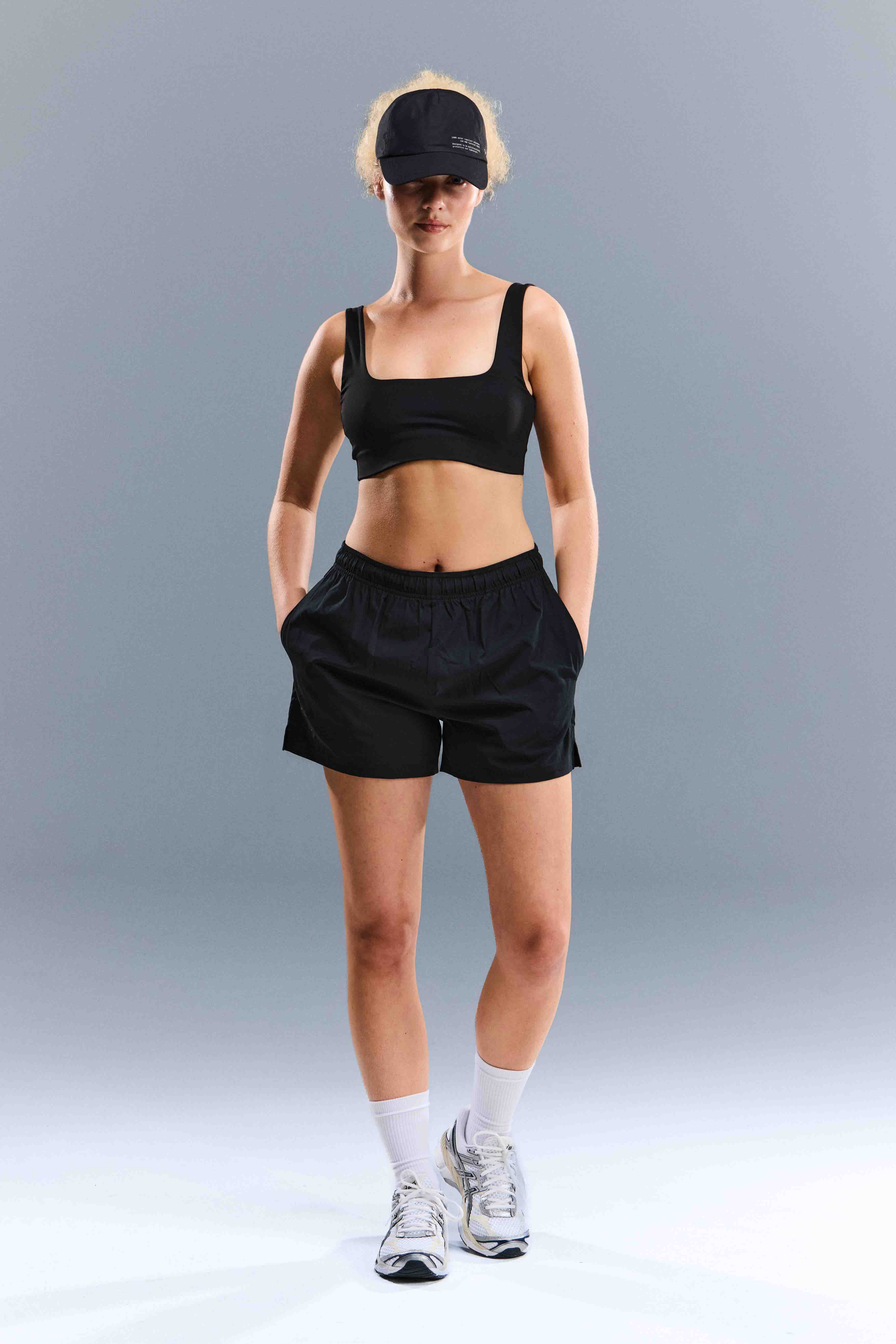 WOMEN'S MOTION SHORTS - BURNT BLACK