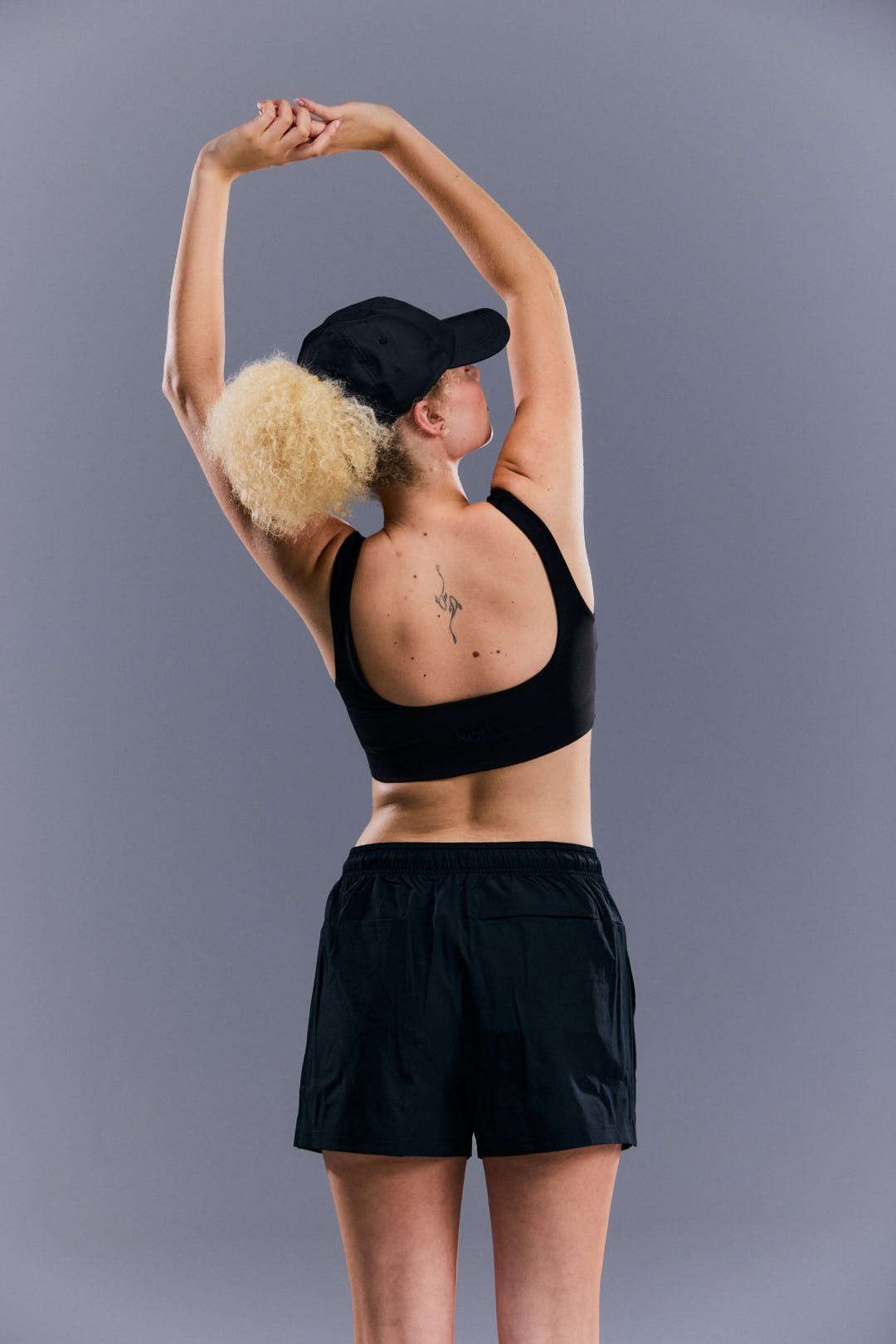WOMEN'S CORE BRA - BURNT BLACK