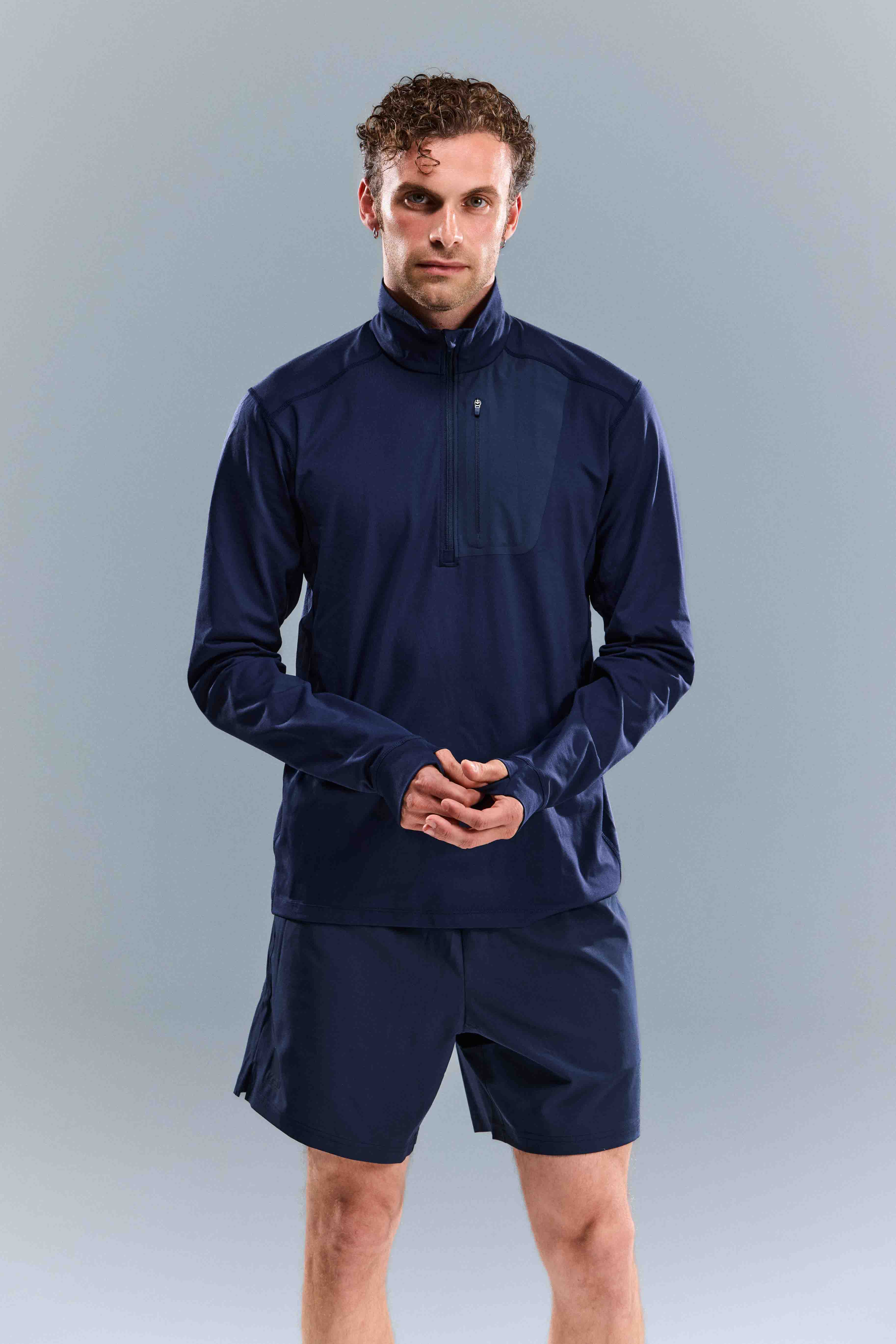 MEN'S CORE LONG SLEEVE - TOASTED NAVY